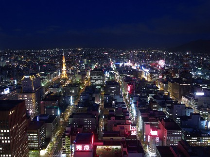 ＪＲタワー夜景